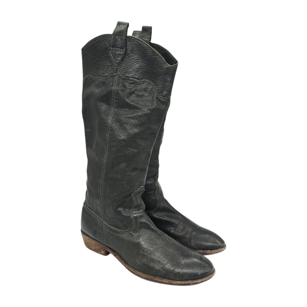 Frye Boots Women's 9.5 B Carson Tall Leather‎ Riding 77202 Mexico Green